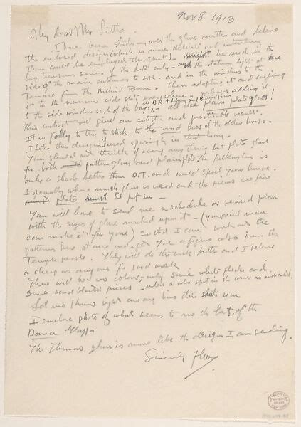 Written By Frank Lloyd Wright Letter Frank Lloyd Wright To Francis W
