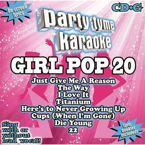 party tyme karaoke girl pop vol 20 cd