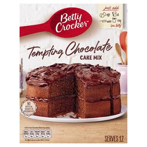 Betty Crocker Tempting Chocolate Cake Baking 15 Flavours Kellys
