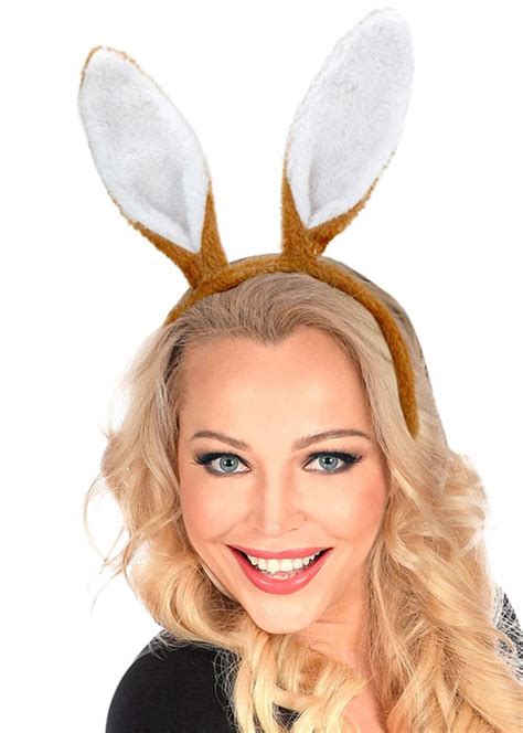 Peter Rabbit Style Brown Bunny Ears On Headband 51953 Struts Party