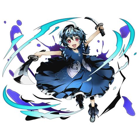 Ucmm Hiruko Kohina Black Bullet Divine Gate Official Art 10s 1girl Black Ribbon Blue