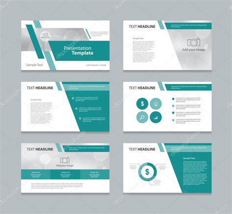 page presentation layout design template with info graphic element ...