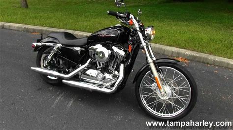 Used 2010 Harley Davidson Sportster 1200 Custom Motorcycle