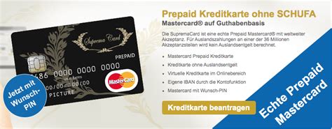 Das wichtigste zur prepaid kreditkarte. Supremacard Prepaid Kreditkarte