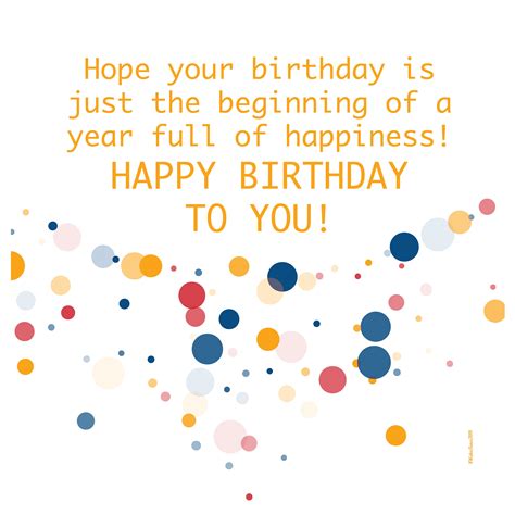 Digital Birthday Wishes Greeting Card Pantone Colors