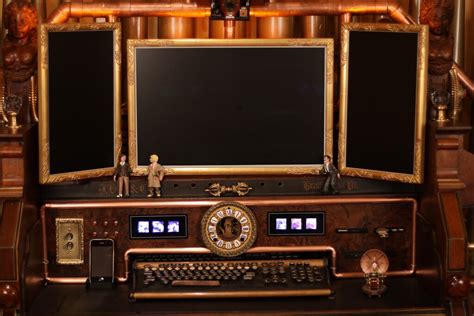 Old Meets New In Steampunk Organ Command Desk