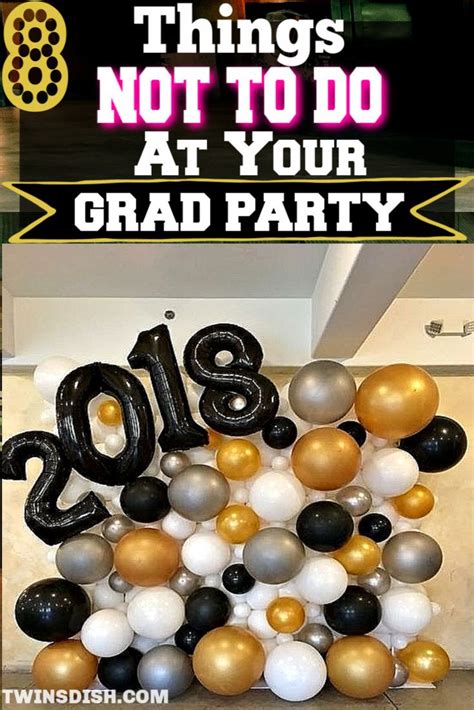 Graduation party ideas on a budget. 10 Things NOT To Do At Your Graduation Party - Twins Dish ...