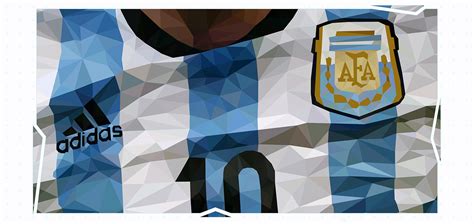 lionel messi lowpoly portrait on behance