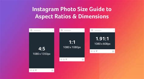 Find out with this complete guide to ig videos and ig stories and create masterful videos to capture your audience's attention. Instagram Photo Size Guide to Aspect Ratios And Dimensions