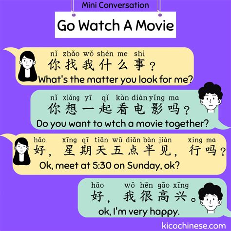 Learn New Hsk 1 Vocabulary Via Mini Conversations Kico Chinese