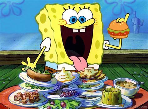 Spongebob Eating Burger