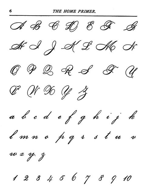 A To Z Cursive Writing Cursive Fonts Alphabet Cursive Tattoos
