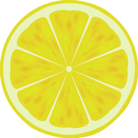 Lemon Slice 2 Openclipart
