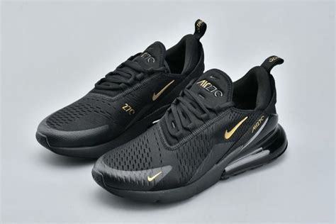 Mens Nike Air Max 270 Black And Gold
