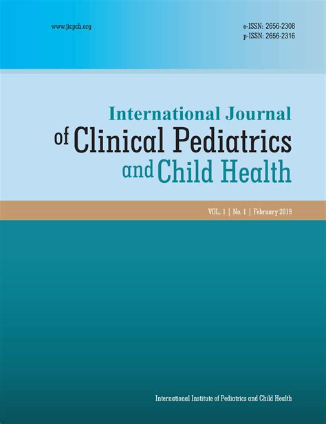 International Journal Of Clinical Pediatrics And Child Health