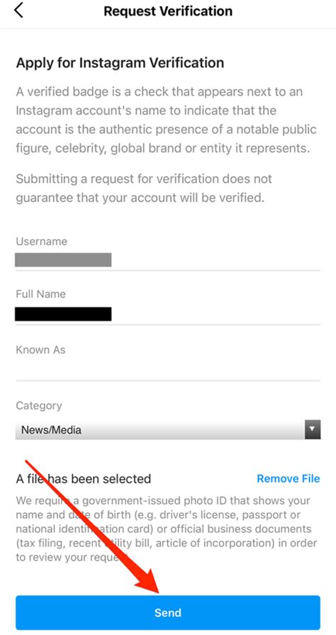 Instagram How To Request Verification