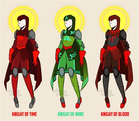 God Tier Redesign Canon Knights By Angsty Artist On Deviantart