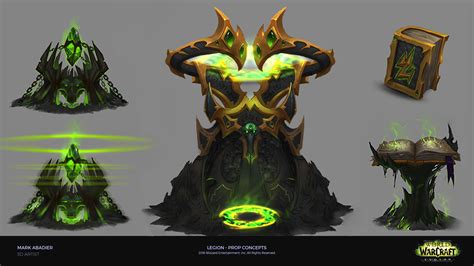 Mark Abadier Early World Of Warcraft Legion Concept Art