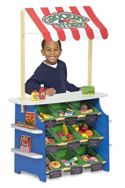pretend grocery store wooden plastic playsets