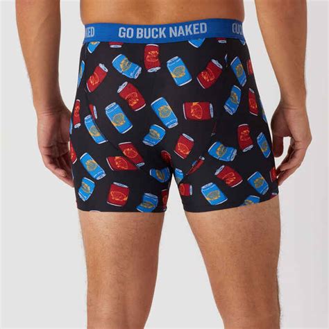 Mens Go Buck Naked Pattern Short Boxer Briefs Duluth Trading Company