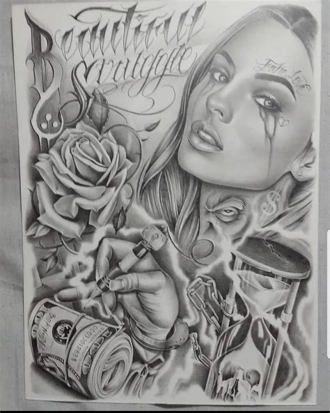 Chicano Drawings Chicano Art Tattoos Art Drawings Dr