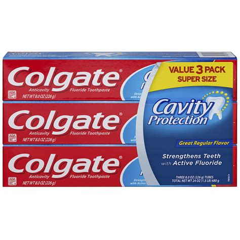 Colgate Cavity Protection Toothpaste With Fluoride Great Regular