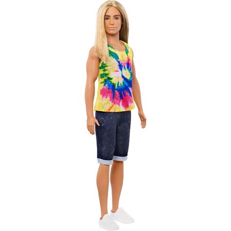Barbie Ken Fashionistas Doll With Long Blonde Hair Walmart
