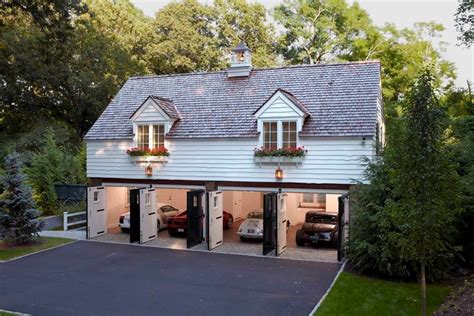 Country Carriage House Traditional Garage Boston By Patrick Ahearn Architect Houzz