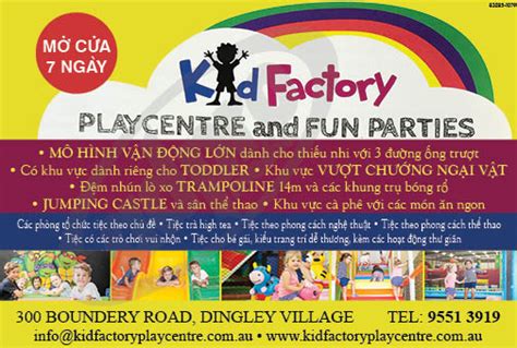 Kid Factory Indoor Playcentre And Cafe Giải Trí Tốt Nhất Tại Dingley