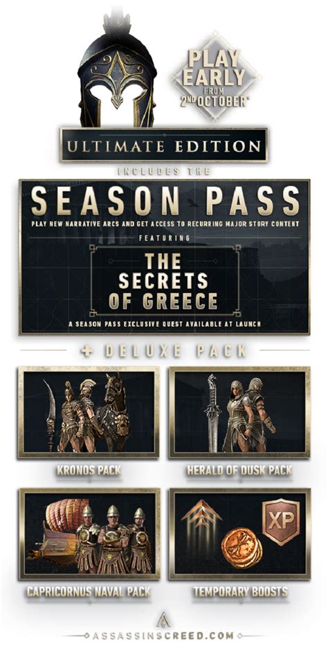 Assassin S Creed Odyssey Ultimate Gold Deluxe Standard