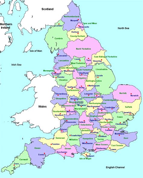 Printable Map Of Uk Detailed Pictures Map Of England Cities