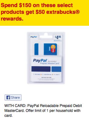 Maybe you would like to learn more about one of these? PayPal MasterCard ECB Deal at CVS - Buy $15 Get a $50 ECB -Living Rich With Coupons®