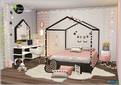 Daydreamer Bedroom For Kids Simcredible Designs Sims 4