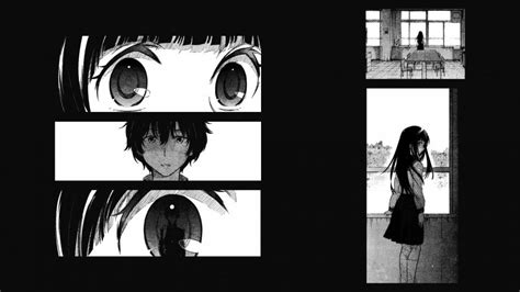 Manga Monochrome Hyouka Anime Girls Anime Boys Big Eyes Anime Wallpaper Anime