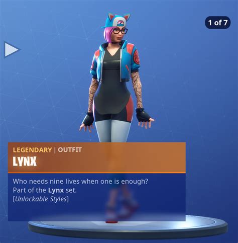 Fortnite Lynx Skin Character Png Images Pro Game Guides