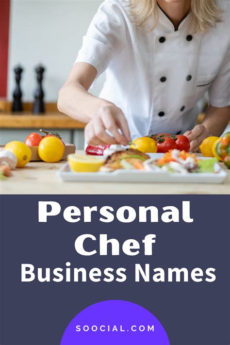 324 Catchy Personal Chef Business Name Ideas Personal Chef Business