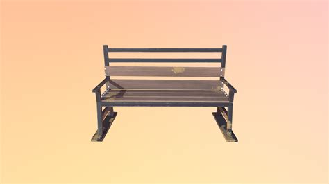bench 3d model by sean seandulberg [3795ede] sketchfab