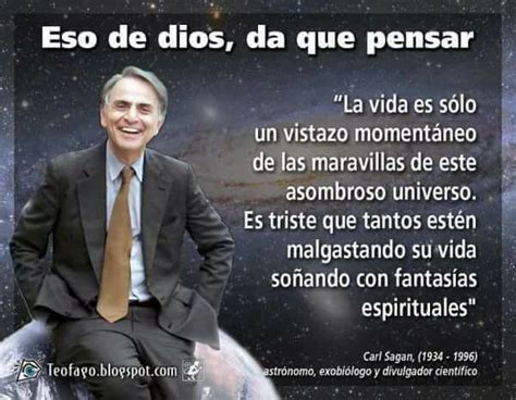 Da Que Pensar Carl Sagan Espiritualidad Astronomo