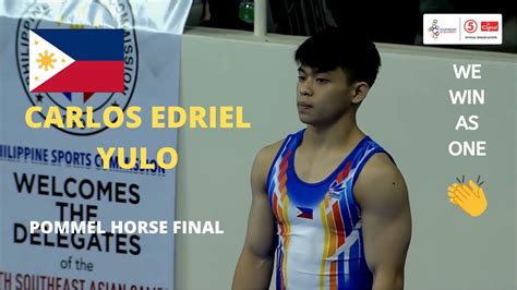 Silver For Carlos Edriel Yulo Pommel Horse Final 2019 Sea Games