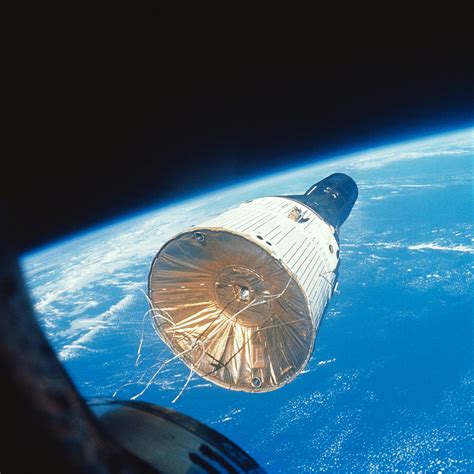 Gemini Space Capsule Docking In Orbit Photograph By Stocktrek
