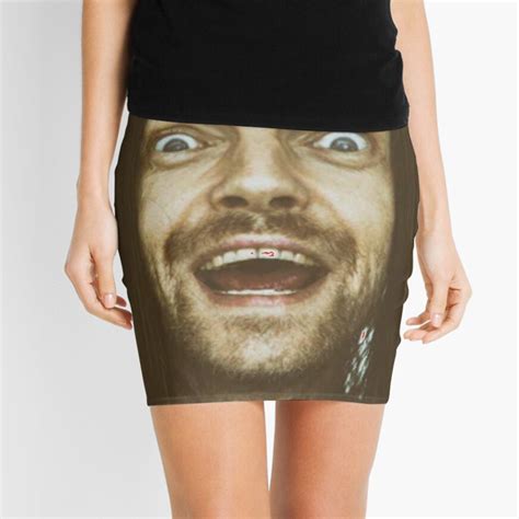 Crazy Face Going Mad Mini Skirt For Sale By Teepocalypse Redbubble