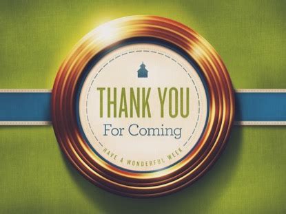 Thank you for meeting me. Golden Rings Thank You For Coming | Igniter Media ...