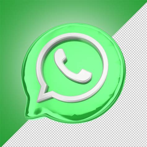Premium Psd 3d Realistic Whatsapp Icon
