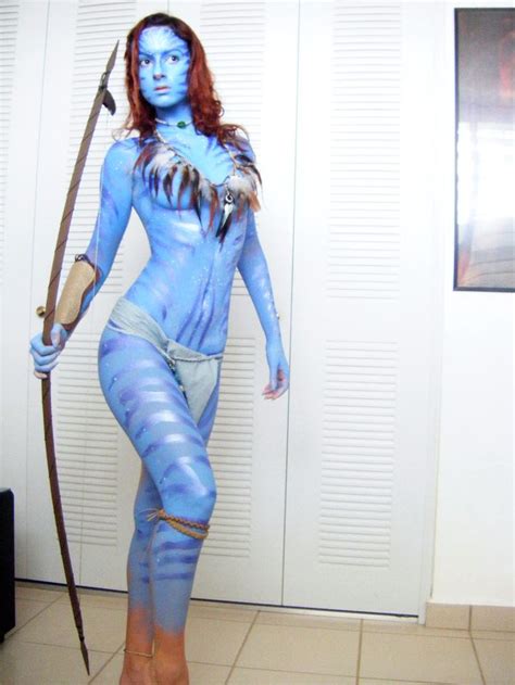 Neytiri Avatar Make Upcostume Comicon Costume Ideas Body Paint