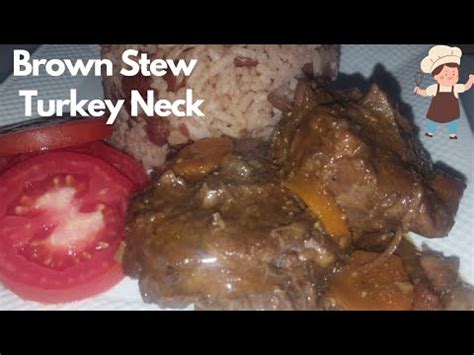 Jamaican Brown Stew Turkey Neck How To Cook Caribbean Jamaican Brown