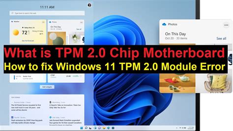 Tpm 20 Chip What Is It And Why Microsofts Windows 11 Requires One