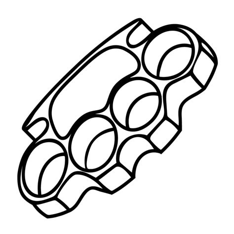 Brass Knuckles Drawing At Getdrawings Free Download