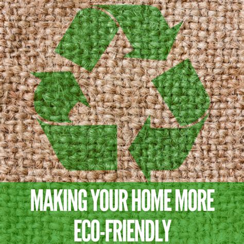 Infographic Making Your Home More Eco Friendly