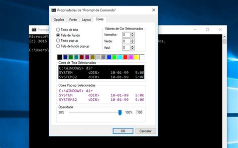 Como Mudar Cor Fonte E Layout Do Prompt De Comando Do Windows 10