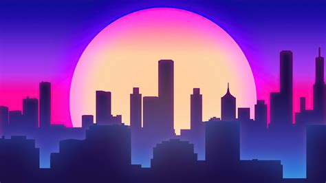 City Vibes Synthwave 4k Hd Vaporwave Wallpapers Hd Wallpapers Id 53997